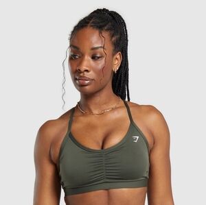 BRAND NEW GYMSHARK RUCHED SPORTS BRA SIZE SMALL